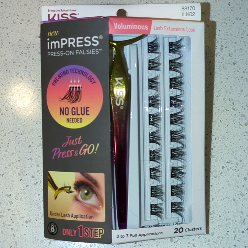 ImPress Press-on Falsies, 20 clusters